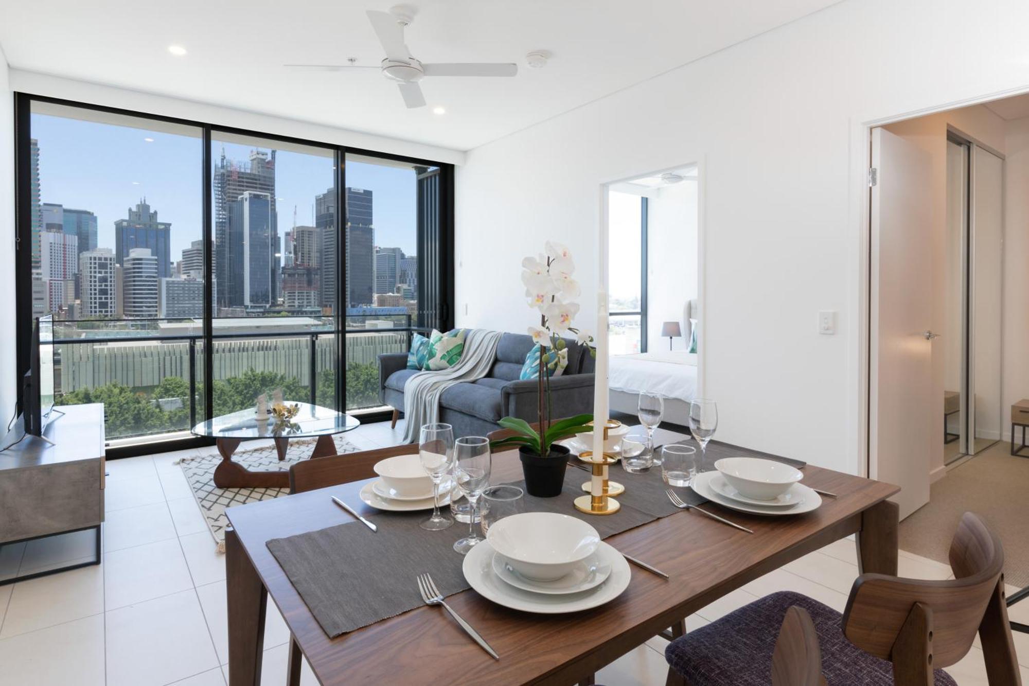 Airtrip Apartment On Hope Street Brisbane Buitenkant foto